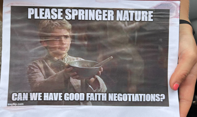 Picket poster Springer Nature