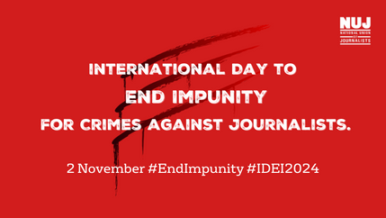 End Impunity day graphic 2024