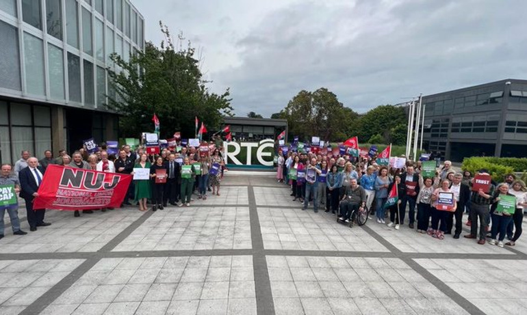 RTE protest secret payments